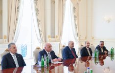 Prezident İlham Əliyev İordaniya Haşimilər Krallığı Nümayəndələr Palatasının nümayəndə heyətini qəbul edib (FOTO)