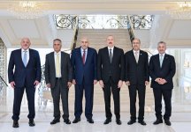 Prezident İlham Əliyev İordaniya Haşimilər Krallığı Nümayəndələr Palatasının nümayəndə heyətini qəbul edib (FOTO)