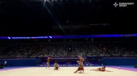 Bədii gimnastlarımız Dünya kubokunda iştirak ediblər (FOTO)