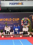 Azərbaycan gimnastları bir sıra beynəlxalq yarışlarda medallar qazanıblar (FOTO)