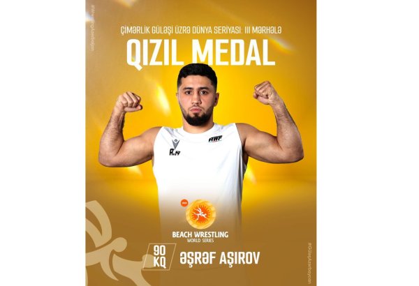 Azərbaycanın çimərlik güləşçiləri Batumidə iki medal qazanıblar (FOTO)