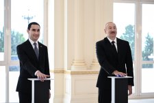 Azərbaycan Prezidenti İlham Əliyevin və Türkmənistan Prezidenti Sərdar Berdiməhəmmədovun iştirakı ilə “Dostlug” tankerinin onlayn formatda hədiyyə olunması mərasimi keçirilib (FOTO)