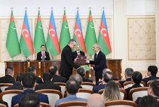 Azərbaycan-Türkmənistan sənədləri mübadilə olunub (FOTO) (YENİLƏNİB)