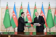 Azərbaycan-Türkmənistan sənədləri mübadilə olunub (FOTO) (YENİLƏNİB)