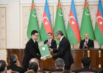 Azərbaycan-Türkmənistan sənədləri mübadilə olunub (FOTO) (YENİLƏNİB)