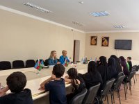 Suriyadan Azərbaycana gətirilən şəxslərlə görüş keçirilib (FOTO)
