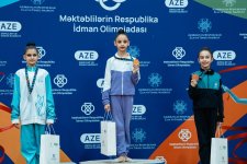 Məktəblilərin Respublika İdman Olimpiadası çərçivəsində bədii gimnastika yarışlarına start verilib (FOTO)