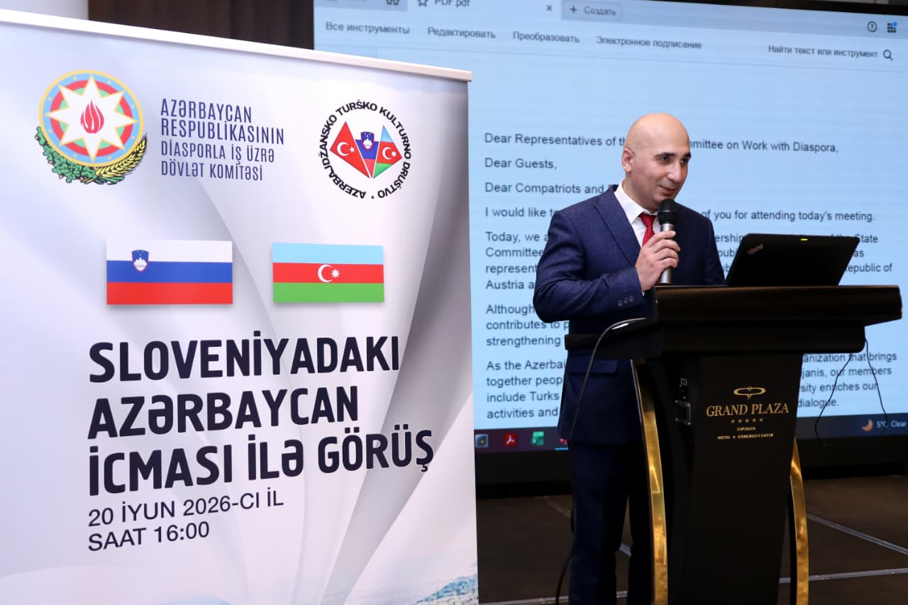 Sloveniyada keçirilən icma görüşü məhsuldar müzakirələrlə yadda qalıb (FOTO)