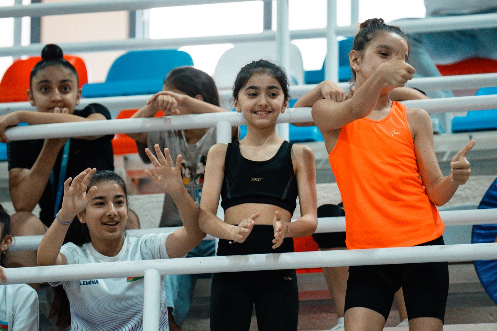 Məktəblilərin Respublika İdman Olimpiadası çərçivəsində bədii gimnastika yarışlarına start verilib (FOTO)