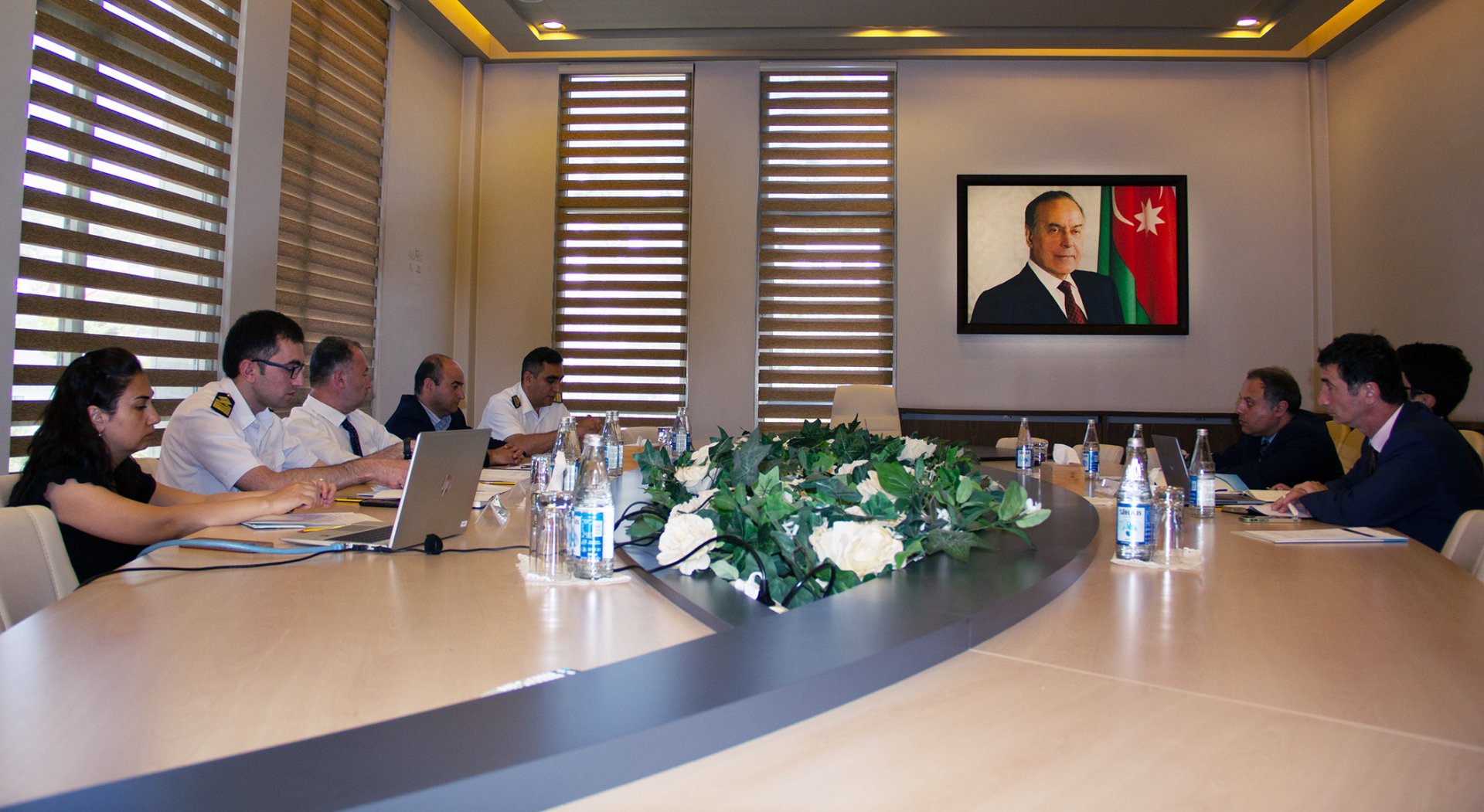 Dövlət Dəniz və Liman Agentliyində Beynəlxalq Əmək Təşkilatının nümayəndələri ilə görüş keçirilib (FOTO)