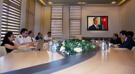 Dövlət Dəniz və Liman Agentliyində Beynəlxalq Əmək Təşkilatının nümayəndələri ilə görüş keçirilib (FOTO)