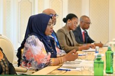 Sahibə Qafarova Mozambik Respublika Assambleyasının sədri ilə görüşüb (FOTO)