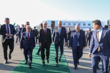 Türkiyə Böyük Millət Məclisinin sədri Azərbaycana səfərə gəlib (FOTO)