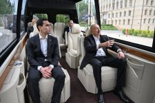 Azərbaycan Prezidenti İlham Əliyev və Türkmənistan Prezidenti Sərdar Berdiməhəmmədov Şuşada Bülbülün ev-muzeyində olublar (FOTO)