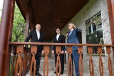 Azərbaycan Prezidenti İlham Əliyev və Türkmənistan Prezidenti Sərdar Berdiməhəmmədov Şuşada Bülbülün ev-muzeyində olublar (FOTO)