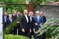 Azərbaycan Prezidenti İlham Əliyev və Türkmənistan Prezidenti Sərdar Berdiməhəmmədov Şuşada Bülbülün ev-muzeyində olublar (FOTO)