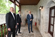 Azərbaycan Prezidenti İlham Əliyev və Türkmənistan Prezidenti Sərdar Berdiməhəmmədov Şuşada Bülbülün ev-muzeyində olublar (FOTO)