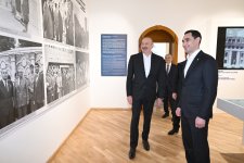 Azərbaycan Prezidenti İlham Əliyev və Türkmənistan Prezidenti Sərdar Berdiməhəmmədov Şuşada “Heydər Əliyev və Qarabağ” sərgisi ilə tanış olublar (FOTO)