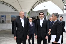 Azərbaycan Prezidenti İlham Əliyev və Türkmənistan Prezidenti Sərdar Berdiməhəmmədov Şuşa məscidində tikinti işlərinin gedişi ilə tanış olublar (FOTO)