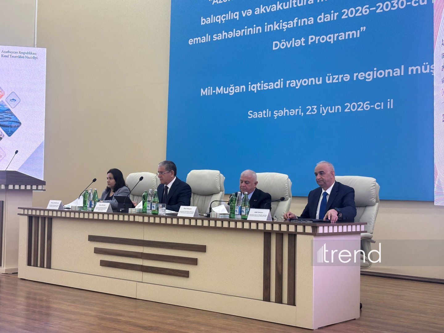 Saatlı rayonunda Mil-Muğan iqtisadi rayonu üzrə regional müşavirə işə başlayıb