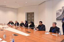 Sahibə Qafarova Məhəmməd Baqer Qalibaf ilə görüşüb (FOTO)