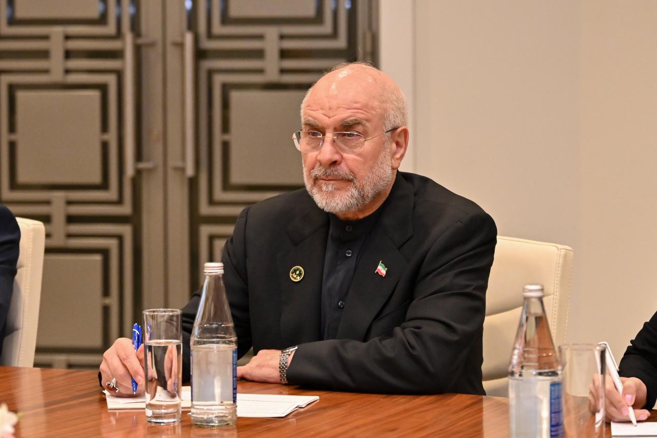 Sahibə Qafarova Məhəmməd Baqer Qalibaf ilə görüşüb (FOTO)