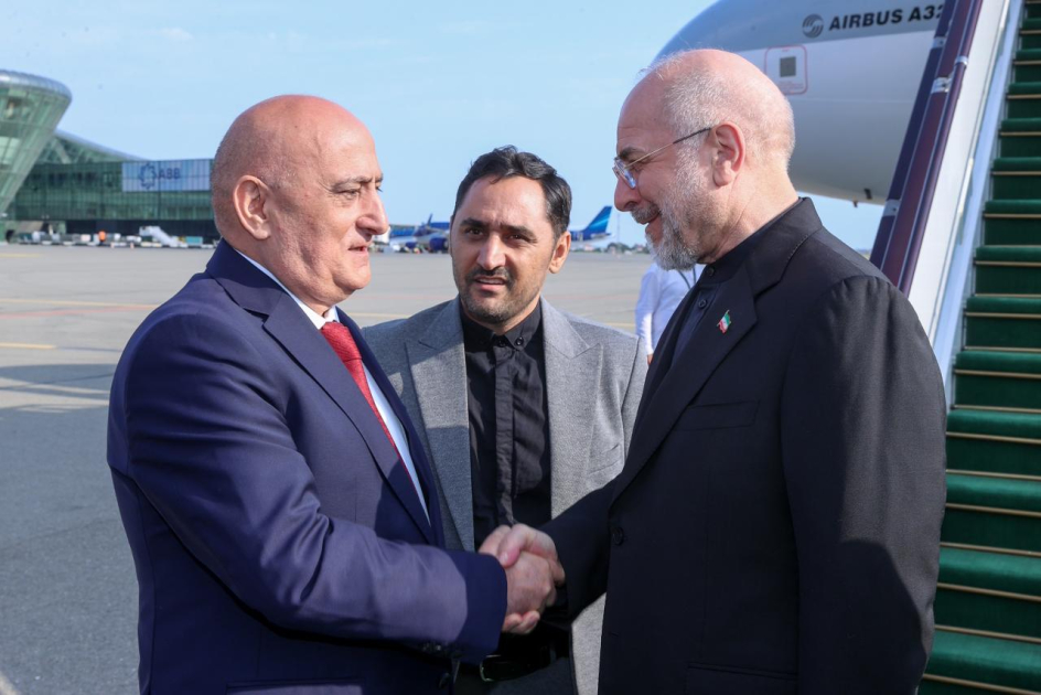 İran İslam Şurası Məclisinin sədri Azərbaycana səfərə gəlib (FOTO)