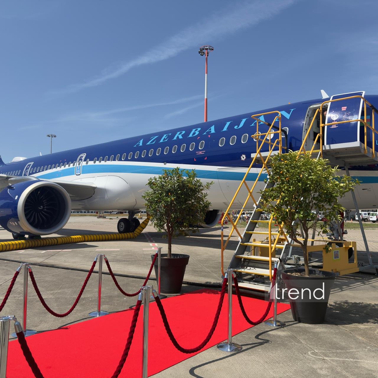 Hamburqda AZAL-ın ilk "A321neo" təyyarəsinin təhvil verilməsi ilə bağlı mediatur keçirilib (FOTO)
