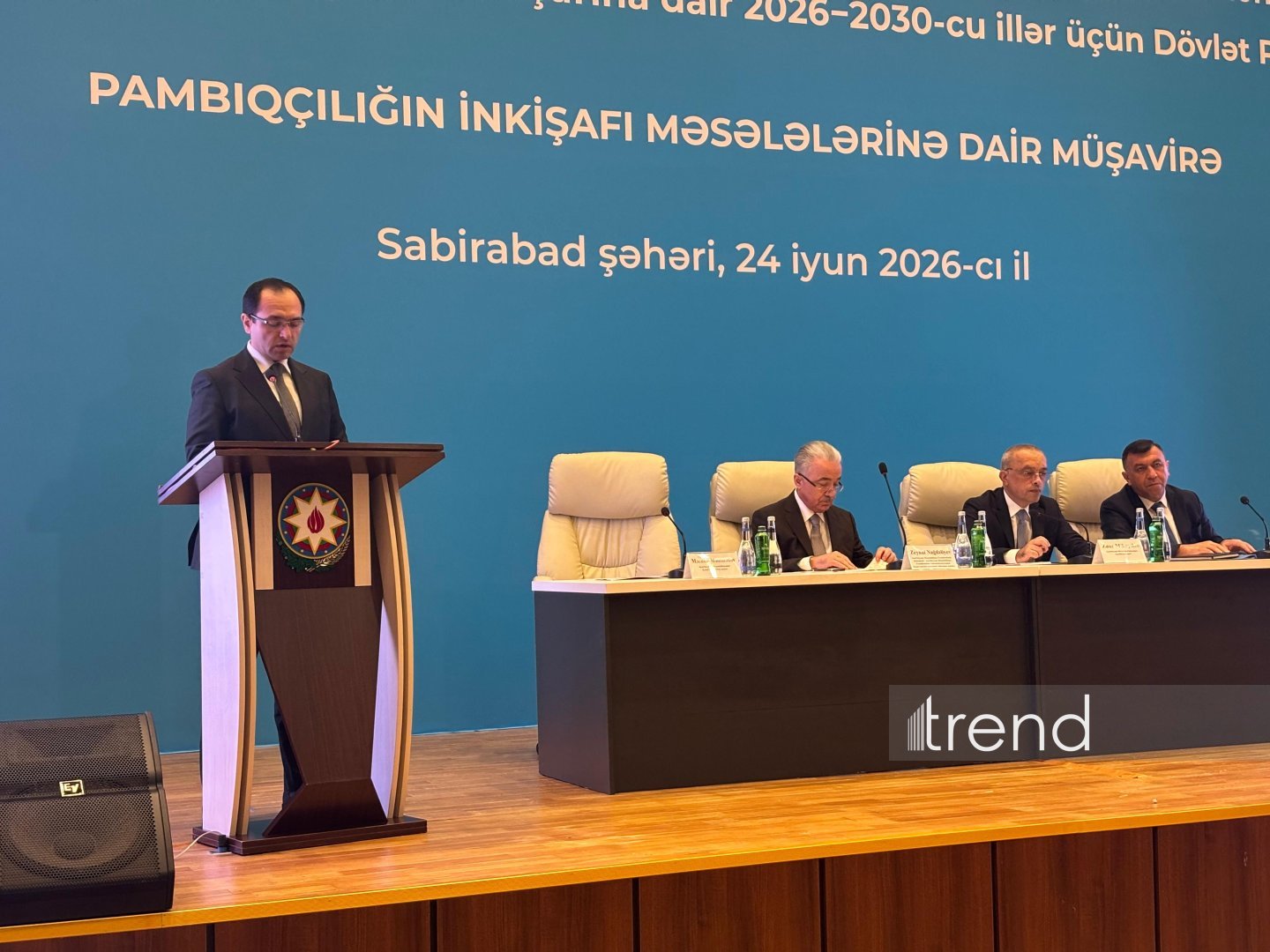 Pambıqçılıq ölkə iqtisadiyyatında mühüm rol oynayır - Məcnun Məmmədov