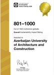 AzMİU bu göstəricisinə görə "THE Impact Rankings 2026"da dünyanın ilk 100 universiteti sırasına daxil olub (FOTO)