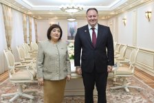 Sahibə Qafarova Ziya Öztürkler ilə görüşüb (FOTO)