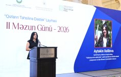 Heydər Əliyev Fondunun vitse-prezidenti Leyla Əliyeva “Qızların təhsilinə dəstək” layihəsinin II Məzun Günündə iştirak edib (FOTO)