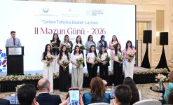 Heydər Əliyev Fondunun vitse-prezidenti Leyla Əliyeva “Qızların təhsilinə dəstək” layihəsinin II Məzun Günündə iştirak edib (FOTO)