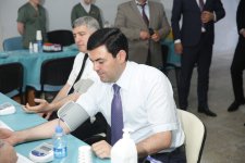 Xaçmazda Aşura günü könüllü qanvermə aksiyası keçirilib (FOTO)
