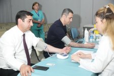 Xaçmazda Aşura günü könüllü qanvermə aksiyası keçirilib (FOTO)