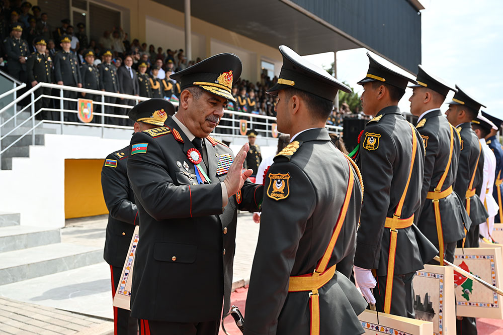 Heydər Əliyev adına Hərbi İnstitutda növbəti buraxılış mərasimi keçirilib (FOTO/VİDEO)