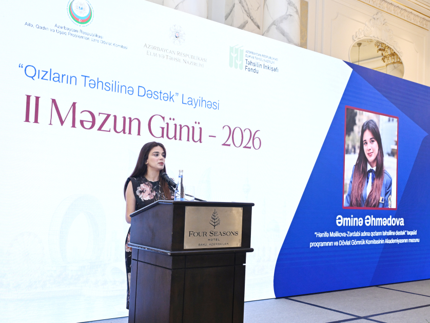 Heydər Əliyev Fondunun vitse-prezidenti Leyla Əliyeva “Qızların təhsilinə dəstək” layihəsinin II Məzun Günündə iştirak edib (FOTO)