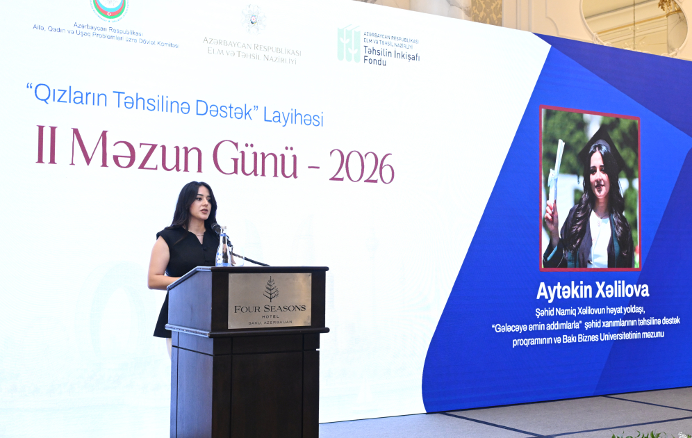 Heydər Əliyev Fondunun vitse-prezidenti Leyla Əliyeva “Qızların təhsilinə dəstək” layihəsinin II Məzun Günündə iştirak edib (FOTO)