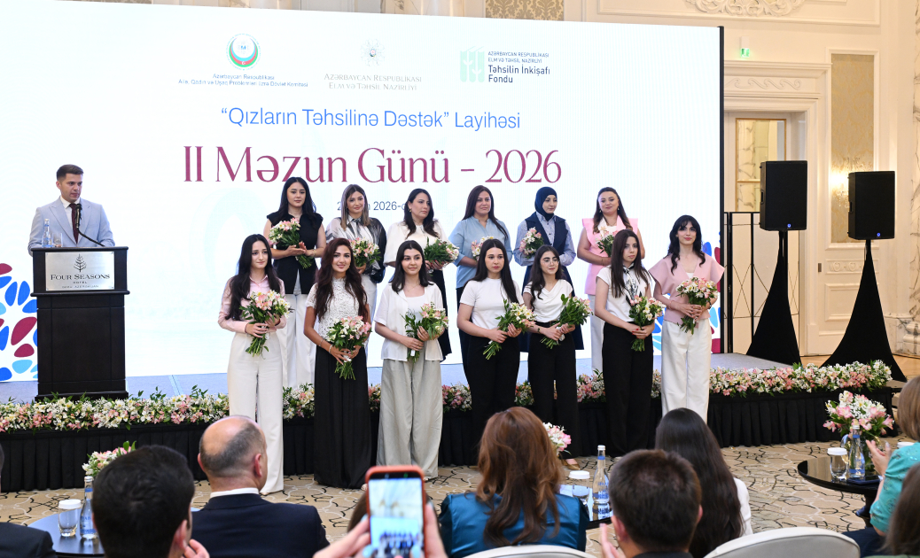 Heydər Əliyev Fondunun vitse-prezidenti Leyla Əliyeva “Qızların təhsilinə dəstək” layihəsinin II Məzun Günündə iştirak edib (FOTO)