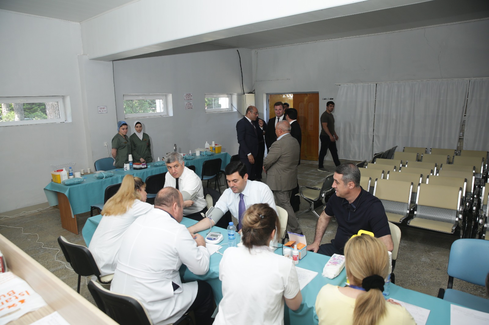 Xaçmazda Aşura günü könüllü qanvermə aksiyası keçirilib (FOTO)