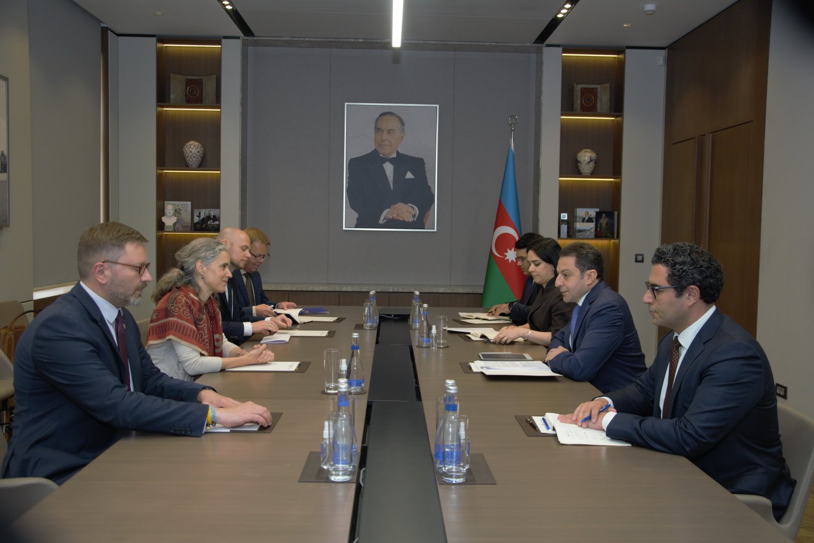 Elnur Məmmədov Maqdalena Qrono ilə görüşüb (FOTO)