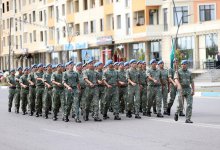 Silahlı Qüvvələr Günündə hərbi qulluqçuların yürüşləri təşkil olunub (FOTO)