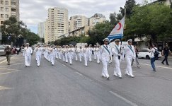 Silahlı Qüvvələr Günündə hərbi qulluqçuların yürüşləri təşkil olunub (FOTO)