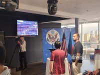 ABŞ-nin Azərbaycandakı səfirliyi ABŞ-Türkiyə futbol matçına həsr olunan tədbir keçirir (FOTO/VİDEO)