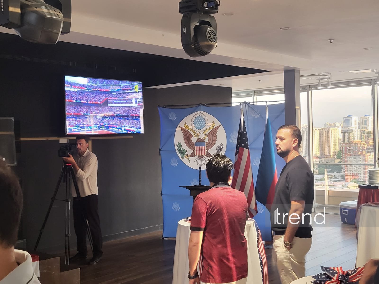 ABŞ-nin Azərbaycandakı səfirliyi ABŞ-Türkiyə futbol matçına həsr olunan tədbir keçirir (FOTO/VİDEO)