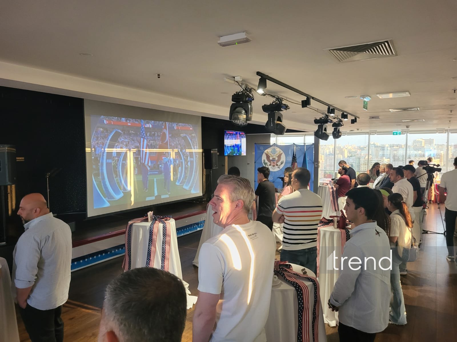 ABŞ-nin Azərbaycandakı səfirliyi ABŞ-Türkiyə futbol matçına həsr olunan tədbir keçirir (FOTO/VİDEO)