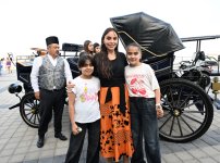 Leyla Əliyeva və Arzu Əliyeva Dənizkənarı Milli Parkda açılış və təqdimat mərasimlərində iştirak ediblər (FOTO)