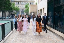 Leyla Əliyeva və Arzu Əliyeva Dənizkənarı Milli Parkda açılış və təqdimat mərasimlərində iştirak ediblər (FOTO)