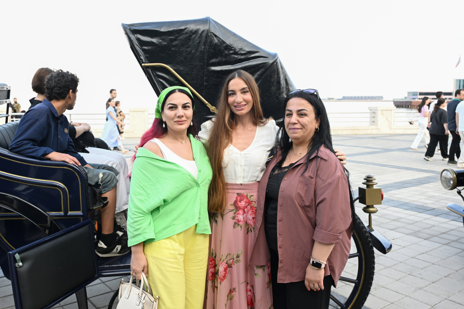 Leyla Əliyeva və Arzu Əliyeva Dənizkənarı Milli Parkda açılış və təqdimat mərasimlərində iştirak ediblər (FOTO)