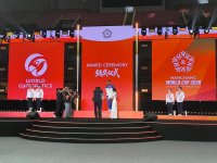 Azərbaycan gimnastları Dünya kubokunda qızıl medal qazanıblar (FOTO)